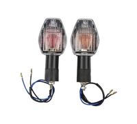 Yurefax Indicador de giro de motocicleta señal Len Winker ámbar apto for CBR600RR 2003-2008 CBR600 F4i 2001-2006 CB900 2002-2007 CB400 2003-2012 Indicador de señal de giro para motocicleta(Clear Lens)