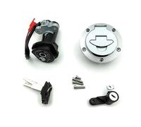 Yurefax Interruptor de bloqueo de ignición de 12V, conjunto de bloqueo de asiento con tapa de tanque de combustible de Moto for YZFR15 YZF R15 MT15 MT-15 2015 2016, interruptor de llave de encendido d