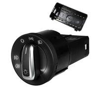 Yurefax Interruptor de control de faros de coche, for Passat, B5 B6, POLO, Bora, Passat, CC, VW, Golf, 4 MK5, Caddy, Jetta, interruptores de faros antiniebla Luz antiniebla(BLACK 3BD941531)