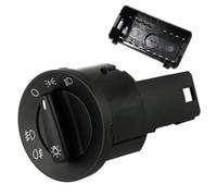 Yurefax Interruptor de control de faros de coche, for Passat, B5 B6, POLO, Bora, Passat, CC, VW, Golf, 4 MK5, Caddy, Jetta, interruptores de faros antiniebla Luz antiniebla(BLACK 1C0941531A)
