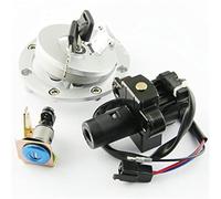 Yurefax Interruptor de Encendido de Motocicleta, Tapa de Tanque de Combustible, Juego de Bloqueo y Llave de Asiento for CBR1100XX 1996 1997 1998, Accesorios de Motocicleta Interruptor de Encendido de