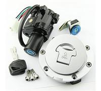 Yurefax Interruptor de encendido de motocicleta, tapa de tanque de combustible, juego de bloqueo y llave de asiento for Moto CB900 CB919 35010-MCZ-770 35010-MCZ-L10 Interruptor de encendido de motocic
