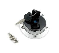 Yurefax Interruptor de Encendido, Llave de Bloqueo de Asiento de Combustible y Gas for Motocicleta GSXR600 GSXR750 GSXR1000 K5 Interruptor de Encendido de Motocicleta(Black Tank Cap Lock)