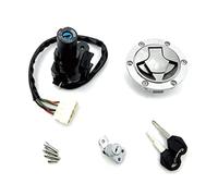 Yurefax Interruptor de encendido, tapa de combustible, llaves de bloqueo for 250 300 EX250 EX300 ER250 Z250 Z300 250SL Z250SL ABS, interruptor de llave de encendido de motocicleta Interruptor de encen