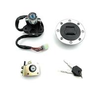 Yurefax Interruptor de encendido Tapa de tanque de combustible Juego de llaves de bloqueo de asiento for GSXR 600 750 GSXR600 1997-2000 GSXR750 1993-1999 Interruptor de llave de encendido de motocicle
