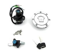 Yurefax Interruptor de encendido, tapa de tanque de combustible, Kit de bloqueo de asiento, llave for NSR125 1993-1999 2000 2001 2002 2003 2004 NSR 125, interruptor de llave de encendido de motociclet