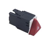 Yurefax Interruptor de luz de advertencia de peligro de emergencia, for VW, Jetta, Golf, MK5 Rabbit 1K0953509A Botón de interruptor de emergencia