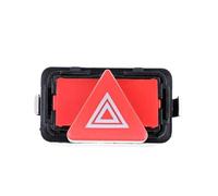 Yurefax Interruptor de luz de advertencia de peligro, relé de señal de giro intermitente, botón rojo del tablero, for A6 S6 RS6 C5 1999-2005 4B0941509D Botón de interruptor de emergencia