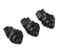 Yurefax Interruptor de luz interior puerta for Dacia, Logan 2009-2012, sensor cortesía coche Inserto para portavasos interior del coche(BLACK 3pcs)