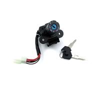 Yurefax Juego de Llaves de Cubierta de Tanque de Tapa de Combustible de Bloqueo de Interruptor de Encendido for KLX250S KLX250SF KLX125 KLX250 D-Tracker 2001-2014 Interruptor de Llave de Encendido de