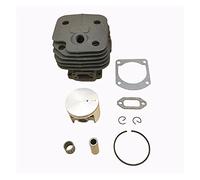 Yurefax Juego de pistones de cilindro de 48mm, 50mm, 52MM, piezas de Motor de motosierra de gasolina, for Husqvarna, 61 268 272 272K 272XP 503758172 Kit de pistón para motosierra(HUS61 48MM)