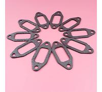 Yurefax Junta de silenciador de Escape de 10 Piezas, for Husqvarna, Pieza de Repuesto de Motosierra 362 365 371 372 503775901 Kit de silenciador para Motosierra