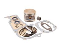 Yurefax Kit de cojinete de Junta de Sello de Aceite de Anillo de pistón de 50mm, for Husqvarna 365 362 371 372 XP 372XP, Piezas de Motor de Motosierra Kit de pistón del Cilindro