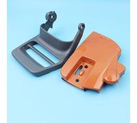 Yurefax Kit de palanca protectora de mano de freno, cubierta de embrague de piñón de cadena, for motosierra Husqvarna, 340 345 350 E EPA 537 10 78-01 503850901 Mango de freno de motosierra