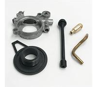 Yurefax Kit de reparación tubo engranaje helicoidal manguera bomba aceite, for Husqvarna, 372XP 372 371 365 362 Piezas repuesto for motosierra 503426701 501544102 Bomba de aceite para motosierra