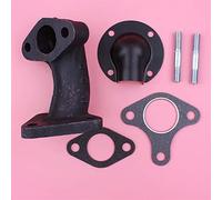 Yurefax Kit Deflector de Junta de silenciador de Escape GX390 GX340 13HP 11HP GX 390 340 Pieza de Repuesto for Motor de cortacésped Kit de silenciador para Motosierra