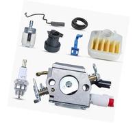 Yurefax Línea de admisión del filtro aire y combustible carburador for motosierra Husqvarna 340, 345, 346, XP, 350, 351 353 (n.° 503283208 Reemplazo del filtro de aire del cortacésped