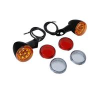 Yurefax Luces ámbar de señal de giro delantera for motocicleta, for Harley, XL48 XL1200X 2016-2021 Indicador de señal de giro para motocicleta(Schwarz)