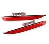 Yurefax Luces traseras 2Piece, Para 6 2003-2008, para Mazda6, para Atenza, para Sport, para Mazdaspeed LED Luz de parachoques trasero Coche Reflector Brake Stop Running Luz Antiniebla (Red)
