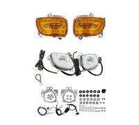 Yurefax Luz antiniebla de conducción de señal de giro delantera de motocicleta, for Goldwing, GL1800 2012-2017 F6B 2013-2017 Indicador de señal de giro para motocicleta(C Style)