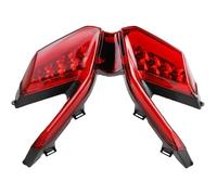 Yurefax Luz de freno de motocicleta, lámpara trasera LED, señal de giro, for Ducati, Panigale, 899 959 1199/S/R 1299, luces traseras intermitentes Indicador de señal de giro para motocicleta(Rot)