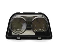Yurefax Luz LED de freno trasero, señal de giro, for CBR250 MC19 MC22 CBR400 NC23 NC29 MC18 NSR250SE MC21 MC28, lámpara integrada for motocicleta Indicador de señal de giro para motocicleta(Dark Grey)
