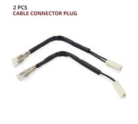 Yurefax Luz LED de intermitente, for, MT07 Tenere 700 XJ6 FZ6 MT09 Tracer 900 MT10 MT03 FZ25, luz intermitente direccional for motocicleta Indicador de señal de giro para motocicleta(2pcs Cable Plug)