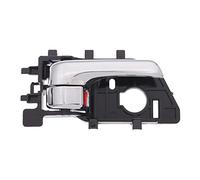 Yurefax Manijas interiores de las puertas del automóvil Decoración Furte 2009-2012 Manija interior izquierda derecha ABS Cromo Accesorios for automóviles Manija interior de la puerta del coche(Front L