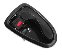 Yurefax Manijas interiores de las puertas del automóvil, manija delantera del automóvil, manija trasera izquierda y derecha del lado del conductor, for Hyundai, Accent 2000-2006 ABS negro Manija inter