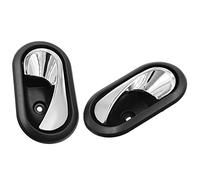 Yurefax Manijas interiores de las puertas del automóvil Perilla interior de la puerta for Renault, Logan Duster 2012 2013 2014 2015 2016 8200733848 8200733847 Manija interior de la puerta del coche(Le