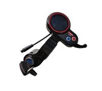 Yurefax Medidor de kilometraje del Acelerador Ax-hb02 con Interruptor Llave, Velocidad Bloqueo, Ajustable, Tablero Pantalla 6 Panel de Pantalla de visualización de Scooter eléctrico