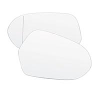 Yurefax Mirror Glass Backing Plate, for A6, para Quattro, for S6, para Allroad, para Avant 2012-2018 Left Right Side Door Wing Heated Glas Clear Espejo de coche vidrio (Left and Right)