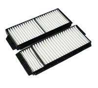 Yurefax Par de filtros de Aire de Cabina, for Mazda, 5 2006-2010, for Mazda, 3 2004-2009 BP4K-61-J6X CC64-61-J6X WP9282 OEM BP4K-61-J6X LT58 Filtro de Aire de Cabina