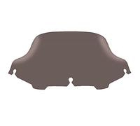Yurefax Parabrisas con carenado Ondulado de 6" y 8" en Color Negro Ahumado Transparente for Harley Touring Electra Street Glide CVO FLHX EFI FLHTPI 1996-2013 Parabrisas de Motocicleta(8 In Brownish)