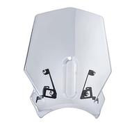 Yurefax Parabrisas de Doble Burbuja, Deflector de Viento, Visera, Accesorios for Motocicletas 2018 2019 2020 CB125R CB250R CB300R Parabrisas de Motocicleta(Light Smoke)