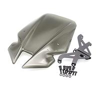 Yurefax Parabrisas de Motocicleta Deflector de Viento Doble Burbuja for MT09 FZ09 2017 Parabrisas de Motocicleta