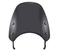 Yurefax Parabrisas de Motocicleta Deflector de Viento Protección Scrambler Classic Icon 2015 2016 2017 2018 2019 Parabrisas de Motocicleta(Schwarz)