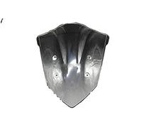 Yurefax Parabrisas de Motocicleta Negro de Doble Burbuja CBR650F 2014 2015 2016 2017 Parabrisas de Motocicleta(Clear)