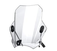 Yurefax Parabrisas de Motocicleta Universal, for, G310R R1150R R1200R F800S F800ST F650GS CB500X NC700X NC750X Bicicleta Scooter eléctrico Parabrisas de Motocicleta(Transparent)