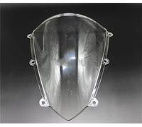 Yurefax Parabrisas Deflector de Doble Burbuja for Motocicleta CBR600RR F5 2007 2008 2009 2010 Parabrisas de Motocicleta(Clear)