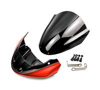 Yurefax Parabrisas Delantero con Soporte y Cubierta deflectora de Viento for FZ MT 09 2014-2016 FZ09 MT09 FZ-09 MT-09 Parabrisas de Motocicleta(Rot)