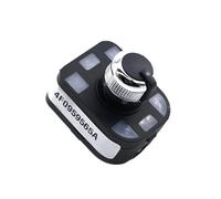 Yurefax Perilla de interruptor Control visión trasera espejo lateral cromado 4F0959565A 4FD959565A, for, for A1 A2 A3 A4 S4 B6 A6 S6 A8 R8 Q7 TT Interruptor del espejo retrovisor interior del coc