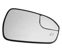 Yurefax Placa de respaldo de cristal de espejo DS7Z17K707B, para Fusion 2013-2020, puerta lateral derecha con calefacción exterior, para punto ciego del ala de visión trasera Side Mirror Glass