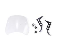 Yurefax Protector de Parabrisas ABS Transparente for Motocicleta, Parabrisas Delantero, Deflector de Viento, for Leoncino 250 Parabrisas de Motocicleta