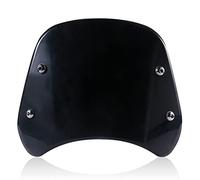 Yurefax Protector de Parabrisas Delantero Transparente y Negro Ahumado, Deflector de Viento for Motocicleta Leoncino 250 Parabrisas de Motocicleta(Schwarz)