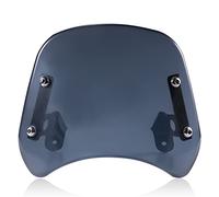 Yurefax Protector de Parabrisas Delantero Transparente y Negro Ahumado, Deflector de Viento for Motocicleta Leoncino 250 Parabrisas de Motocicleta(Smoke)