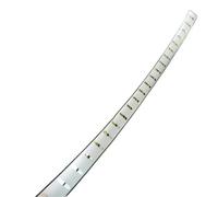 Yurefax Protector de Parachoques Coche, Puerta, Placa Desgaste, Pegatinas cromadas Acero Inoxidable, Accesorios Estilo, for Peugeot, 3008 GT Protector de goma del parachoques trasero del coch