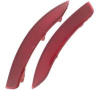 Yurefax Reflector de parachoques trasero, 1 par luces posición reflectantes for VW, Jetta, A6 EU 2011-2014, rojo 16D945105 16D945106 Luz reflectora del parachoques trasero del coche