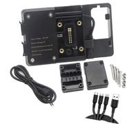 Yurefax Soporte for teléfono con GPS for Motocicleta, for, R 1200 RT, for R1200RT, for Modelos Inferiores a 2006-2009, Soporte for teléfono con Carga USB y navegador GPS Soporte para teléfono de Moto