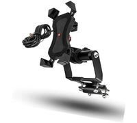 Yurefax Soporte for teléfono desmontable, for África, for Twin, for CRF1000L 2018-2019, soporte for parabrisas de motocicleta, soporte for teléfono móvil, soporte for placa de navegación GPS Soporte p